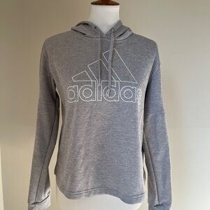 Adidas Gray Logo Hoodie